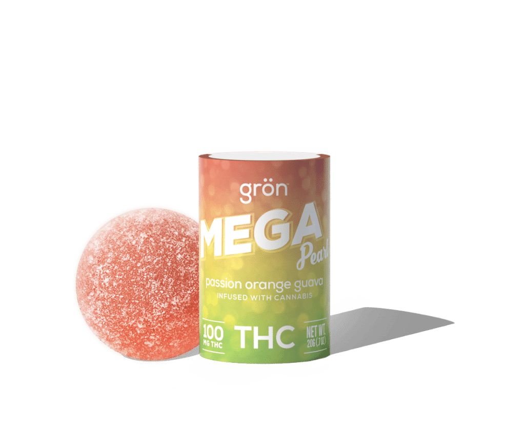 Grön Passion Orange Guava Mega Pearl