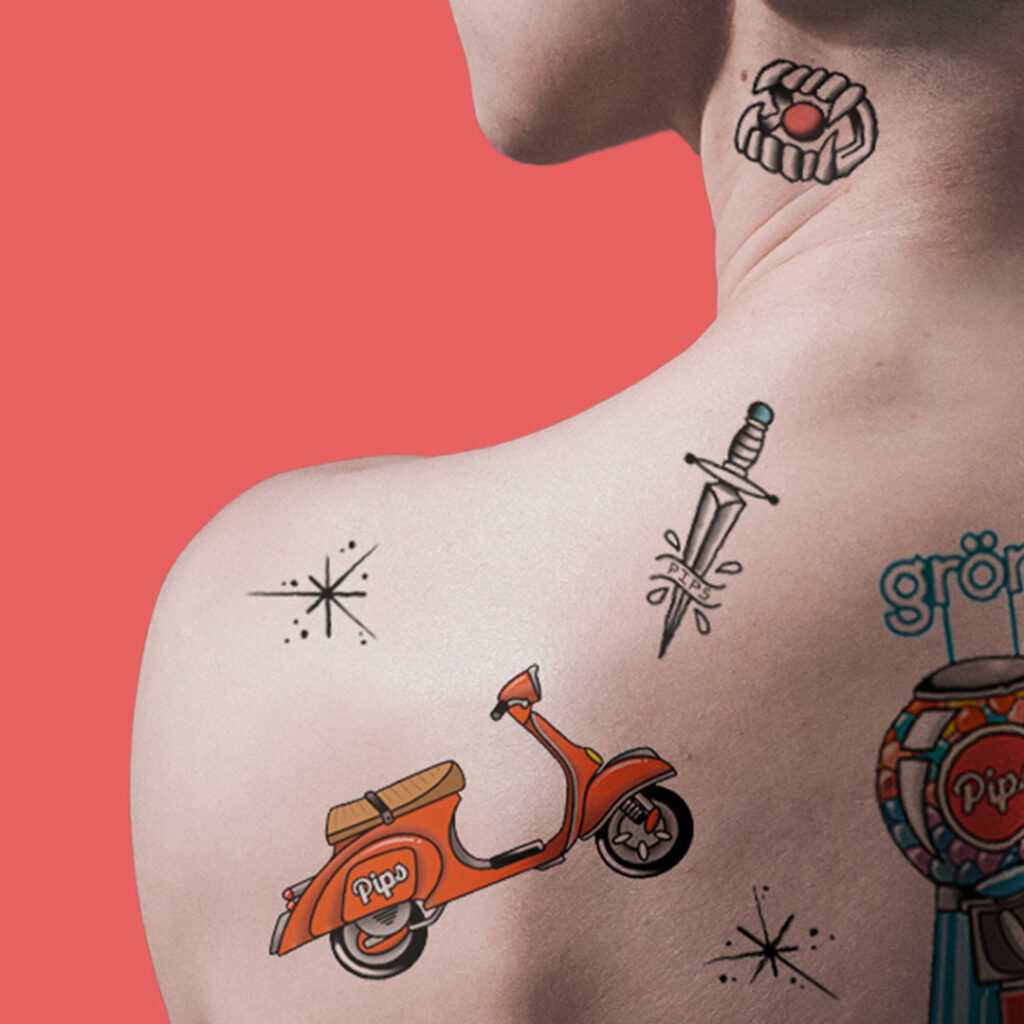 Grön Pips - Ink up and win $500 for your own Pips Tattoo