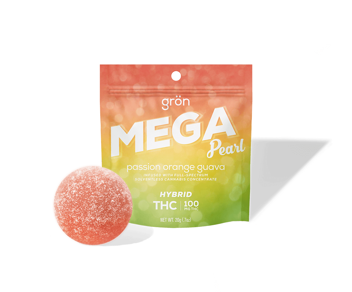 Grön THC Passion Orange Guava Mega Pearl