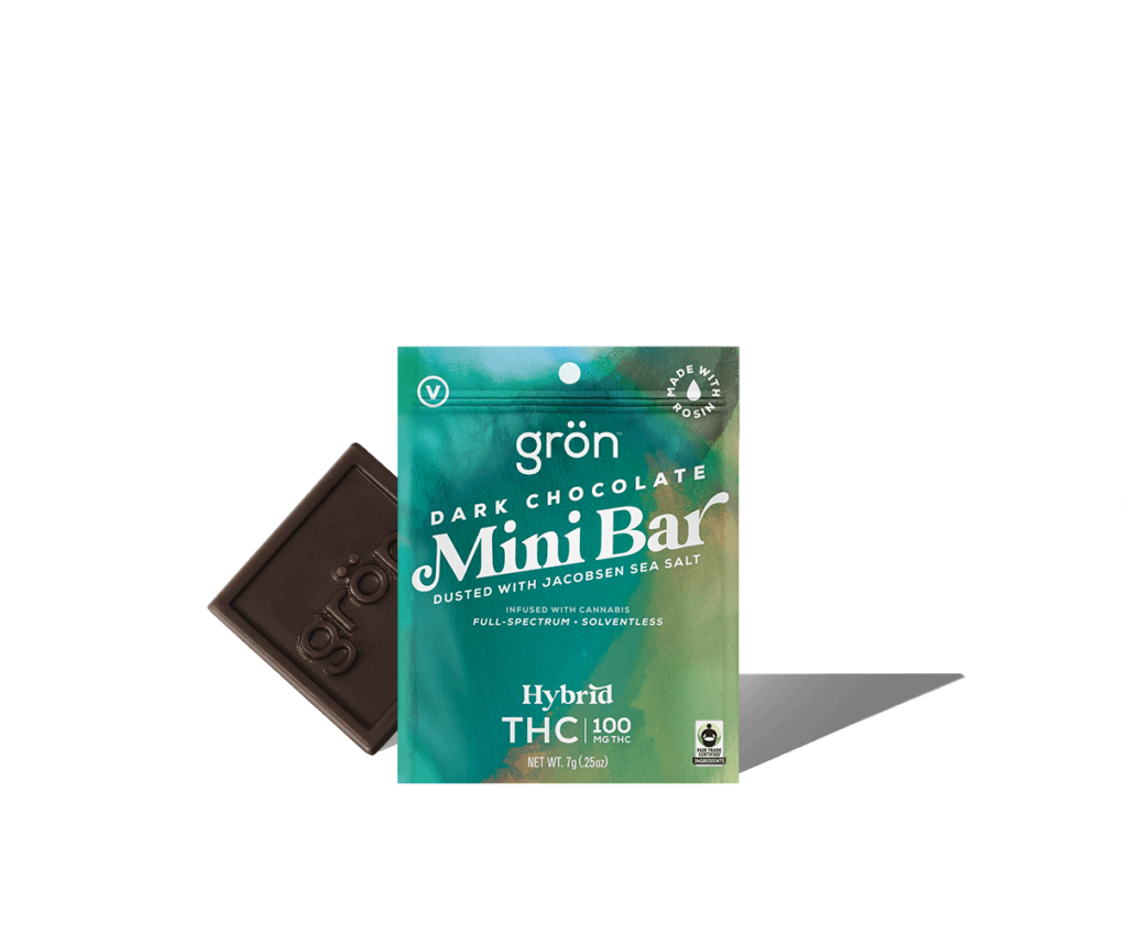 Grön THC Dark Chocolate Mini Bar - Hybrid - Oregon