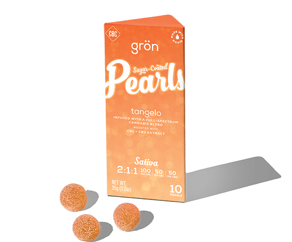Grön 2:1:1 Tangelo Pearls - THC/CBC/CBG