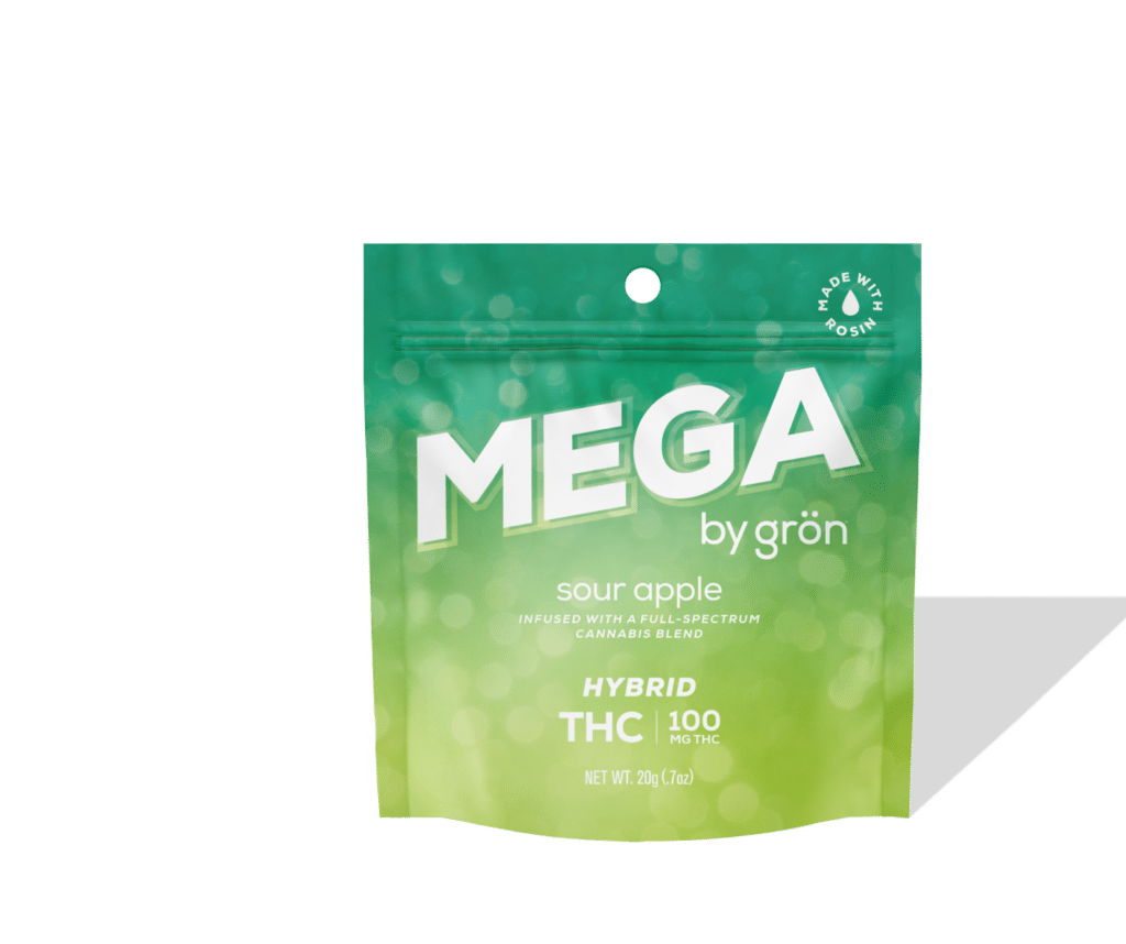 Grön Mega Sour Apple Mega Package